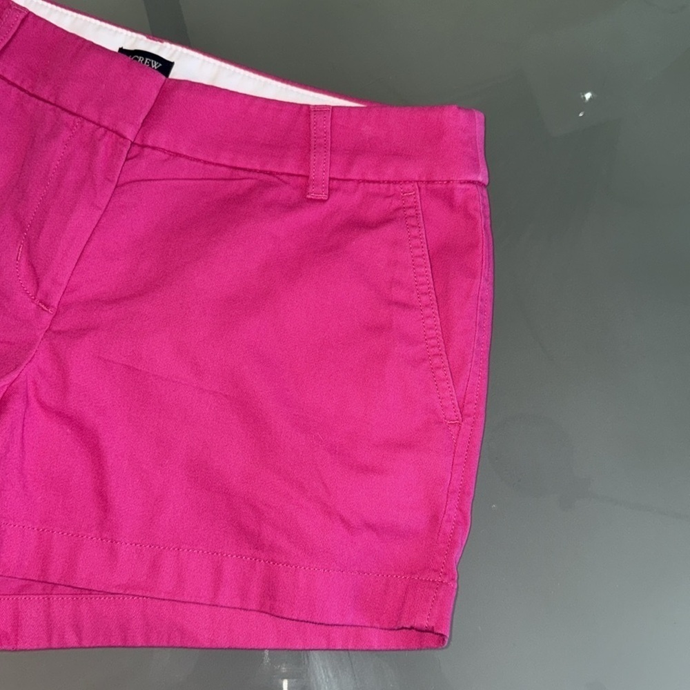 J. Crew Shorts Pink Cotton 3.5” City Shorts Size 6